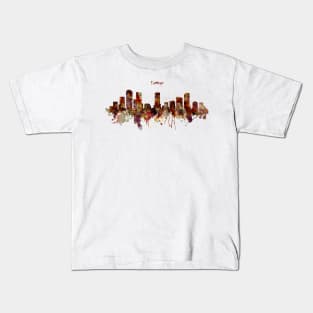 Denver Skyline Silhouette Kids T-Shirt